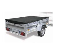 Bâche de protection pour remorque - Peraline - Taille M - Polyester étanche - 150 x 105 cm - Gris