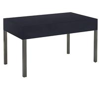 Bâche de protection premium pour banc de jardin 150x100x15 cm Banquette en bois, meubles de jardin, table de jardin housse étanche 900 D, 500 g/m² 6 000 mm imperméable protection durable Noir