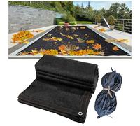 Bâche de protection rectangulaire avec bord renforcé - Filet de sécurité pour piscine - Convient pour l'hiver, l'automne et l'été