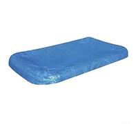 Bâche de protection rectangulaire imperméable avec bande en caoutchouc pour piscines gonflables hors sol Plusieurs tailles Bleu PE résistant aux intempéries 460 x 230 x 25 cm