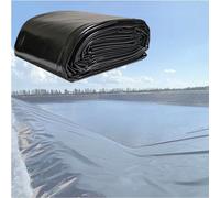 Bâche de protection résistante aux UV pour étang à poissons de jardin et utilisation en extérieur Noir 5 mm d'épaisseur 6 x 12 m