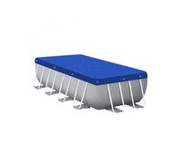 Linxor - Bâche de protection réversible 4 saisons pour piscine hors sol - Rectangle 2 x 3 m - 150 gsm - Bleu et gris