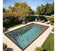 Bâche de protection robuste pour piscine hors sol - Protection durable et résistante aux intempéries pour un entretien facile, s'adapte aux tailles standard - Accessoire essentiel pour piscine
