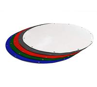 Bâche de protection ronde pour camion - 600 g/m² - En PVC - Avec œillets de 20 mm - Vert RAL6005 - 550 cm