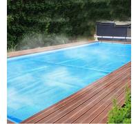 Bâche de protection solaire pour piscine à bulles, film isolant rectangulaire pliable pour piscine familiale et piscine au sol, couverture de stockage de la chaleur et de la poussière - 1