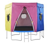 Bâche de protection solaire pour trampoline - 304/365/426 cm - Bâche de tente imperméable avec protection UV - Accessoire de couverture en polyester robuste - Pour saut de trampoline, piscine