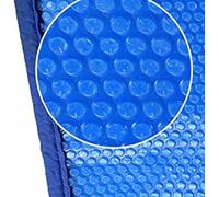 Bâche de protection solaire rectangulaire pour piscine solaire, pliable, thermique flottante, anti-poussière, protection UV durable, film d'isolation thermique à bulles-1
