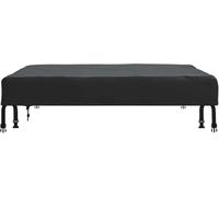 Bâche de Protection Table Extérieur Imperméable 600D Housse de Table Jardin Universelle sur Mesure Coupe-Vent Anti-UV Oxford Tables Manger Bureau Billard Camping(122x122x15cm/600D Oxford-Gewebe)