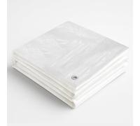Bâche de protection textile haut de gamme, 260 g/m², disponible dans 23 dimensions, couleur : vert ou blanc au choix Bâche de protection - Housse pour bateau - Bâche pour bois.