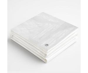 Bâche de protection textile haut de gamme, 260 g/m², disponible dans 23 dimensions, couleur : vert ou blanc au choix Bâche de protection - Housse pour bateau - Bâche pour bois.