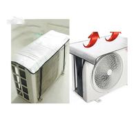 Bache de Protection, Unité Extérieure De Climatiseur Housse De Protection Imperméable Isolation Thermique Store Couverture De Climatisation Matériau En Feuille D'aluminium Avec Corde (Color : Silver