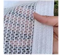 Bâche de protection UV à 90 % pour jardin - Voile d'ombrage blanche avec œillets pour serre et utilisation en extérieur - Tailles 1 x 2 m à 2 x 5 m (9 x 12 m)