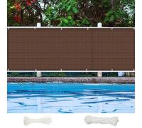 Bâche de protection UV pour balcon, 95 x 1000 cm, polyéthylène haute densité 220 g/m², protection contre les rayons UV, pour garde-corps, terrasse