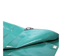 Bâche de protection verte en PVC avec œillets, 650 g/m², résiste aux UV, imperméable, indéchirable, pour camions ou industrie
