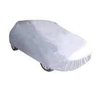 Bâche de protection voiture M anti-poussière 431 x 165 x 119 cm, polypropylène 80 g/m² + élastique + 2 fixations - gris