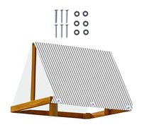 Bâche de rechange pour balancelle - 109 x 228,6 cm - Toit en tissu imperméable - Tissu de protection solide - Toile d'ombrage durable - Pare-soleil pour terrasse, jardin, camping