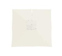 Bâche De Rechange Pour Parasol Déporté Carré 2.5 3 4.m 8 Baleines, Imperméable Tissu ProtectionUV, Toile Canopy Cover Auvent De Remplacement UPF 50+ Cour Jardin Terrasse Plage(Offwhite,2.5X2.5m)