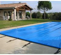 Bâche de sécurité à barres + sangles SECU PLUS - Conforme Norme NF