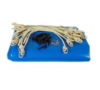 Bâche de sécurité et hivernage - UBBINK - Pour piscine bois Ibbink - 360 cm - Bleu