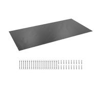 Bâche de Sécurité pour Piscine - DUOKU - 4 x 8 m - Couverture en Maille - Trous de Drainage - Rectangulaire