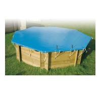 Bâche de sécurité pour piscine en bois UBBINK 355x550cm - 550g/m2 - NF P 90-309