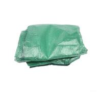 Bâche de serre en polyéthylène - 180 x 90 x 90 cm - Vert - Film de rechange avec fermeture éclair - Pour tomates, fleurs, balcon - Protection hivernale