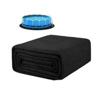 BâChe De Sol Pour Piscine Hors Sol,Tapis De Sol Piscine ExtéRieur | Difficile à DéChirer,Facile à Plier,Pour Les Espaces ExtéRieurs Des HôTels, Villas Et Stations BalnéAires