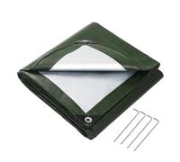 Bâche de sol pour tente - Tapis de camping imperméable | Feuille de sol pliable en PE épaissie avec piquets, couverture d'isolation d'empreinte de tente portable pour la plage, la voiture, la randonné