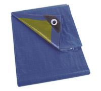 Bâche de sol résistante - PEREL - 3x4m - bleu kaki