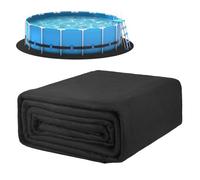 Bâche de sol ronde pour piscines hors-sol 366 cm | Tapis de piscine stable aux UV et indéchirable | Bâche de protection du sol pour piscine