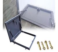 Bâche de toit imperméable - Trappe d'entretien épaisse pour fenêtres de toit avec poignée et bande d'étanchéité - Couverture de fenêtre pour accès au grenier (dimensions intérieures : 65 x 90 cm)