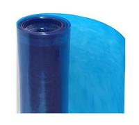 Bâche de toiture en polycarbonate - Protection UV pour abri de jardin - Facile à couper et à plier - 1,2 mm d'épaisseur - Bleu 1,5 x 8 m
