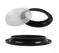 Bâche de trappe ronde en ABS de 20,3 cm pour utilisation marine - Conçue pour résister à l'exposition aux UV et aux intempéries difficiles (A)
