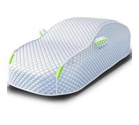 Bâche de Voiture Anti-grêle pour Bentley Continental GTC Supersports 2017-2023,Housse de Protection Voiture Extérieur,Bache Anti grele Étanche,Contre la Grêle avec Coton,Poussière Neige,Argenté