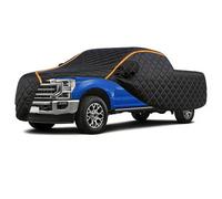 Bâche de Voiture Anti-grêle pour Nissan Frontier I King Cab (D22) 1998-2004,Housse de Protection Anti-grêle,Coupe-Vent, Anti-poussière,Anti-Pluie,Anti-Neige,Noir-Orange