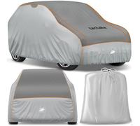 Bâche de voiture - TECTAKE - Bâche anti-grêle imperméable, 3 sangles réglables et sac - Taille SUV/VAN 571x203x145cm