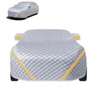 Bâche De Voitureanti-grêle pour Dodge Challenger 1970-2023 | Housse De Voiture Extérieure Imperméable Anti-poussière Protection Toutes Saisons avec Bandes Réfléchissantes(Silver-02)