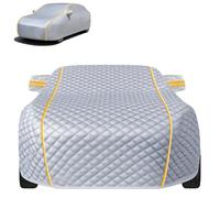 Bâche De Voitureanti-grêle pour Dodge Challenger 1970-2023 | Housse De Voiture Extérieure Imperméable Anti-poussière Protection Toutes Saisons avec Bandes Réfléchissantes(Silver-01)