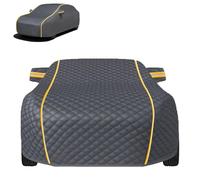 Bâche De Voitureanti-grêle pour Dodge Challenger 1970-2023 | Housse De Voiture Extérieure Imperméable Anti-poussière Protection Toutes Saisons avec Bandes Réfléchissantes(Black-01)