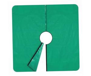 Bâche d'élagage de jardin vert de 6, 56x6, 56 pieds, toile protection pour coupe buissons, bâche récupération d'arbustes paysage pour le nettoyage la cour, fournitures jardinage