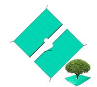 Bâche d'élagage paysager - Couverture de Sol de Jardin, Feuille de débris d'extérieur | Tapis imperméable Robuste de 200 x 200 cm, Panneau bloquant l'utilisation sur Les Lits, l', Les Zones de