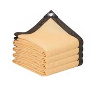 Bâche d'extérieur en maille de 1,8 x 3 m avec œillets - Voile d'ombrage pour terrasse, balcon, terrasse et arrière-cour - Pare-soleil résistant aux UV pour appartements et espaces extérieurs (5 x 6 m)