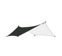 Bâche d'extérieur étanche, abri solaire for tourisme pique-nique, pare-soleil hexagonal, auvent de Camping, Pergola, feuille volante(Black)
