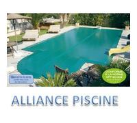 Bâche d'hiver piscine en coque Alliance Nacre