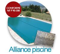 Bâche d'hiver piscine en coque Alliance Rubis