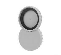Bâche d'hiver pour buses de piscine Intex - Résistante au gel et aux fuites - Avec joint et joint torique - Lot de 2 pour vinification de piscine ronde - Gris