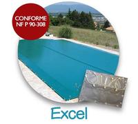 Bâche d'hiver pour piscine coque Excel : modèle Arpège 8,80x4,20m