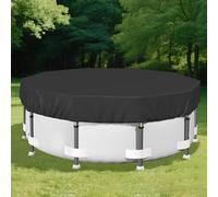 Bâche d'hiver pour piscine hors sol en tissu Oxford 420D avec accessoires coupe-vent (94 L x 94 W)