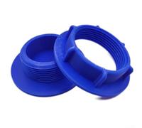 Bâche d'hiver pour piscine Intex à cadre de 3 x 2 m - Bâche en PVC anti-déchirure avec cordes sécurisées - Protection rectangulaire résistante au froid 300 x 200 cm (bleu)