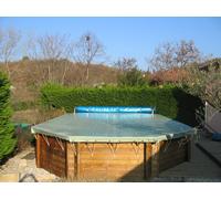 Bâche d'hiver Securitis Hors Sol piscine bois